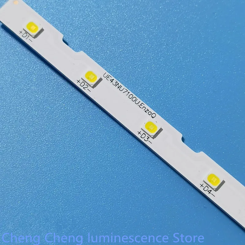 LED Backlight strip FOR AOT_43_NU7100F_2X28_3030C UE43NU7100U 7120U BN44-00947A 43NU　46.2CM　28LED  100%NEW 