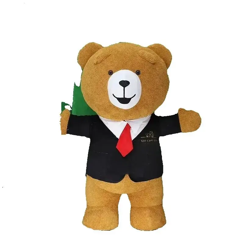 

Giant Inflatable plush Teddy Bear Mascot Costume Suit Jacket Animal Cartoon Doll Inflated Outfits for Halloween Christmas Party