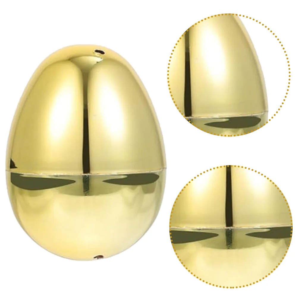 

20 Pcs Golden Open Easter Egg Mazing Fillable Eggs Decorations Egg-shaped Gift Boxes Party Favor Decorate