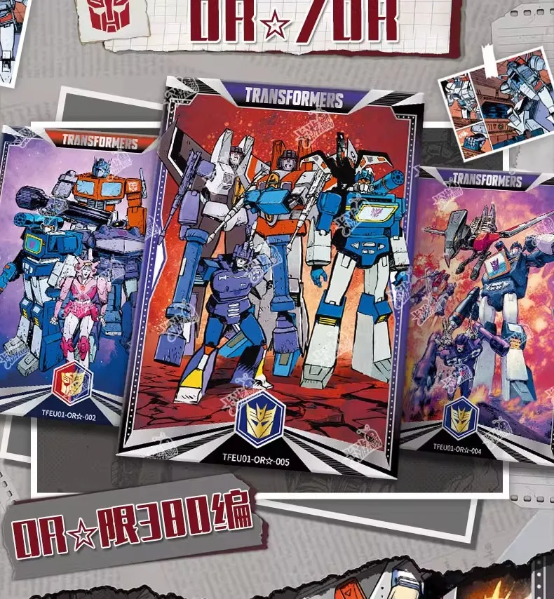 KAYOU Authentieke Nieuwe Transformers Card Energy Critical Edition Collector's Card Elite Pack Anime Merchandise Kindercadeau
