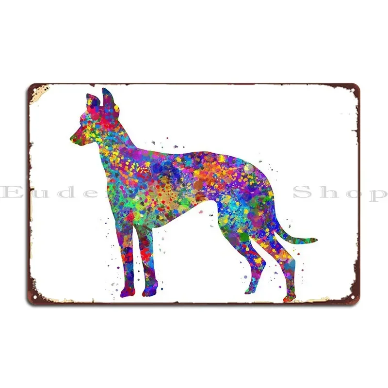 Greyhound Dog Metal Plaque Poster Decoration Bar Cave Mural Customize Classic Tin Sign Poster