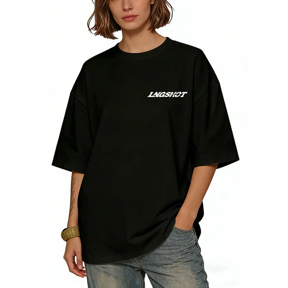 

Korean Band Lngshot Shot Callers Graphic T-shirt Men Women Kpop Fashion Trend Streetwear Male Vintage Casual Oversized Tshirts