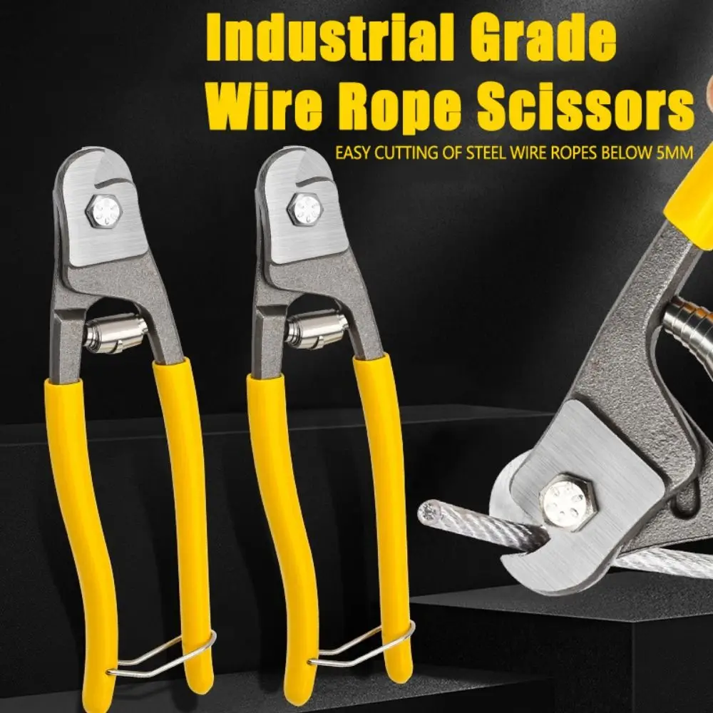 Large Opening Fish Mouth Wire Cutters Waterproof Insulated Bike Wire Pliers Non-slip Household Wire Stripper Manual Pliers Tool