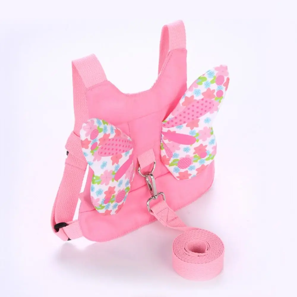 Arnés para caminar antipérdida con diseño 2 en 1, Material suave retráctil, cuerda de tracción para muñeca para niños, correa de enlace para muñeca, cuerda de resorte