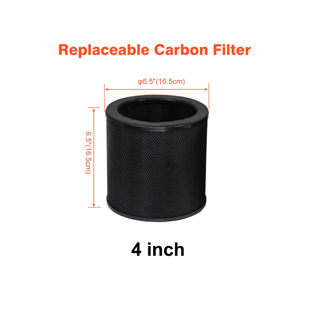 2-in-1 koolstoffilter EC-motor ventilatie-afzuigventilator voor verwarming, koeling, booster voor kweektenten en hydrocultuur