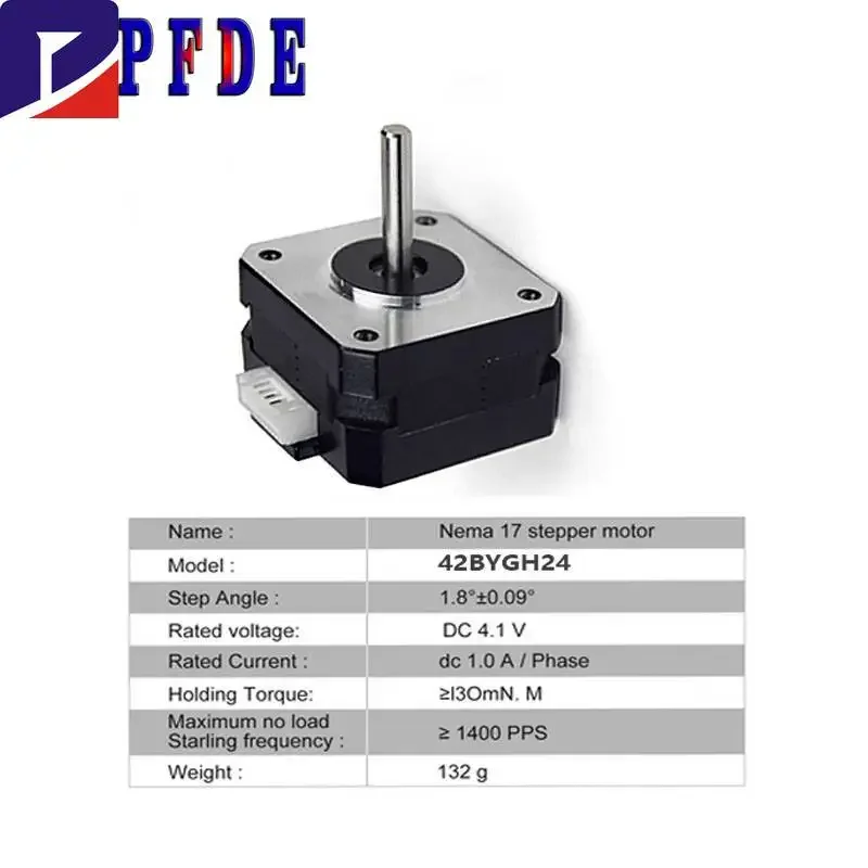 All Nema17 Stepper Motor 42Motor 42BYGH Motor 4Lead for CNC Laser Engraver 3D Printer 0.13N 0.28N 0.4N 0.55N 0.7N 1M Cable