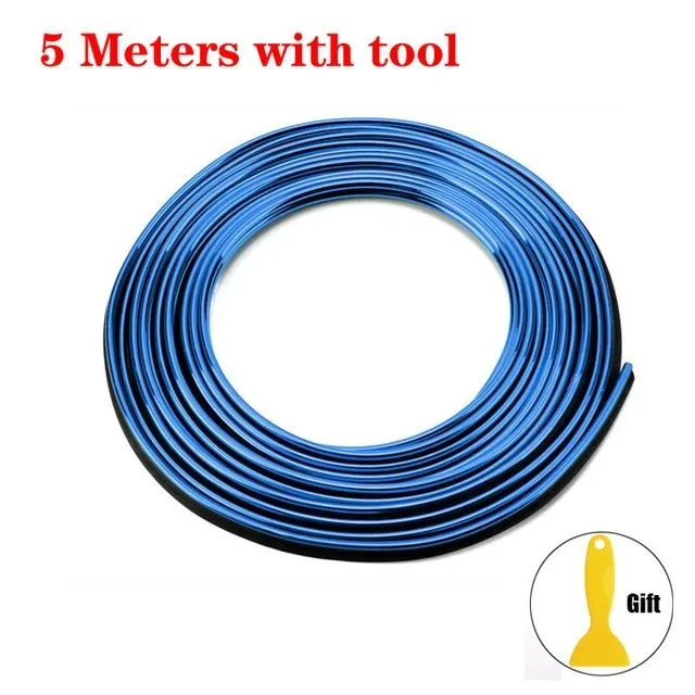 Universelle Auto-Zierleisten Flexible Streifen 5M/3M/1M Innenraum Auto-Verkleidungen Autoabdeckung Armaturenbrett Tür Auto-Styling