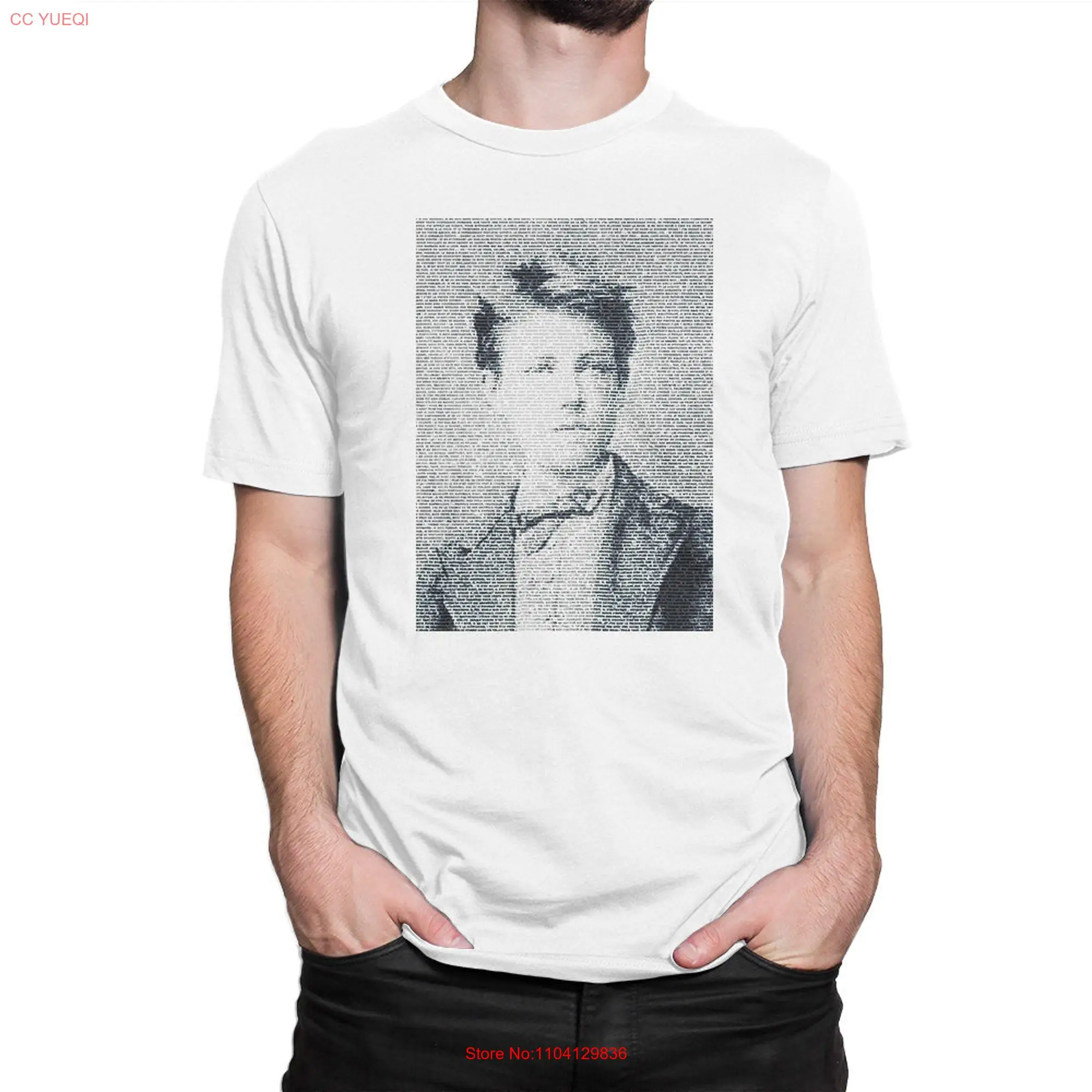 Arthur Rimbaud T Shirt Men's and Women's Sizes bf 328 long or short sleeves