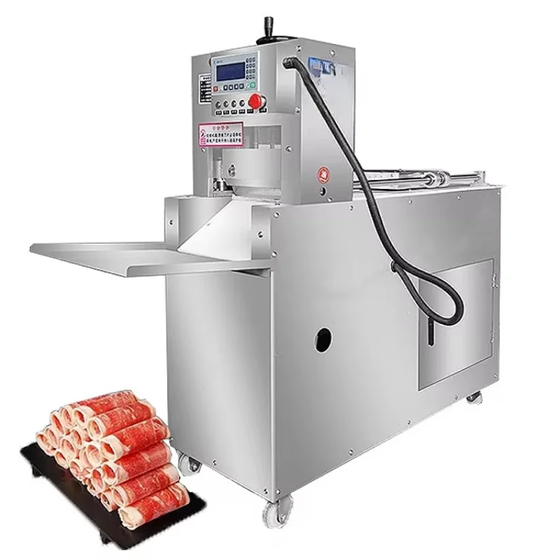 

Automatic Frozen Meat Chicken Pork Beef Slice Maker/Meat Slice Cutting Machine Frozen Meat Slicer