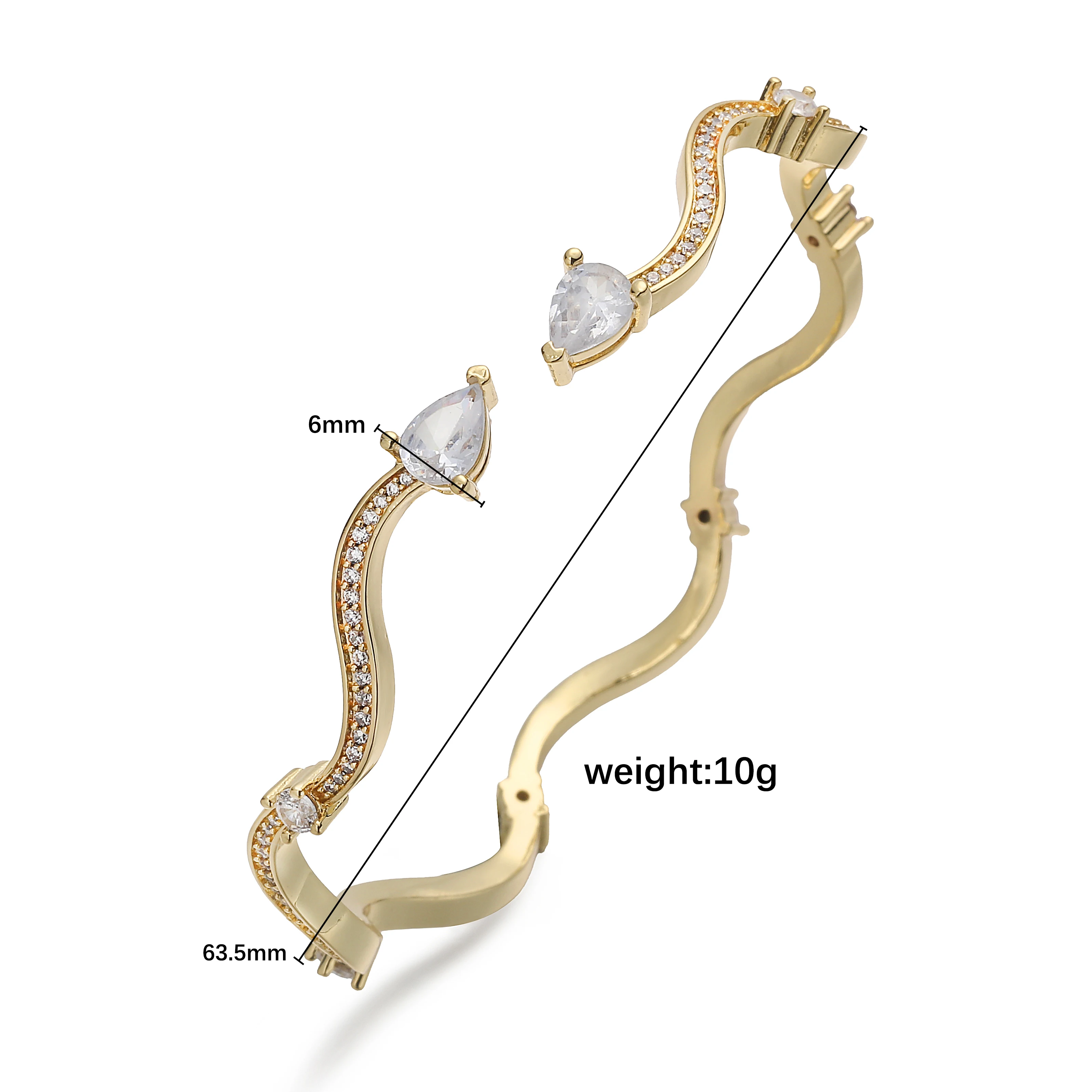 HECHENG، سوار/خاتم نسائي عصري مع زركونيا مكعب 5A تشيكوسلوفاكيا في إعداد مايكرو تمهيد مجوهرات مأدبة السيدات