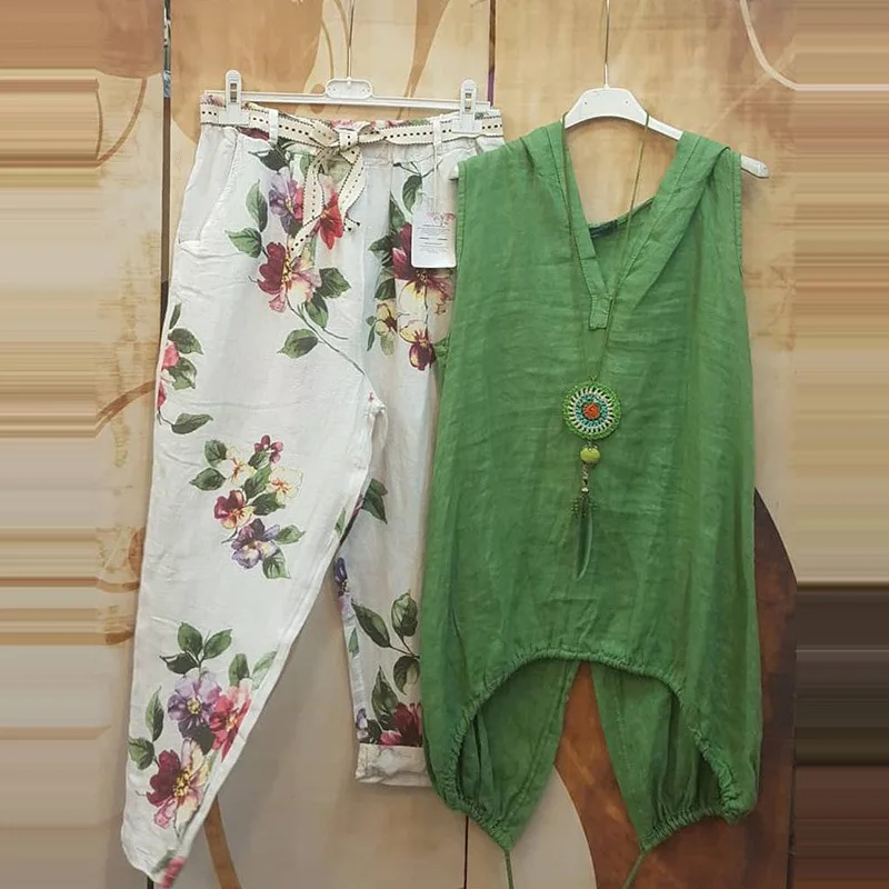 

Пуловер без рукавов с v-образным вырезом, костюм нестандартной формы, комплект из двух предметов с принтом, осень-зима 2022, новая одежда, модная уличная женская одежда