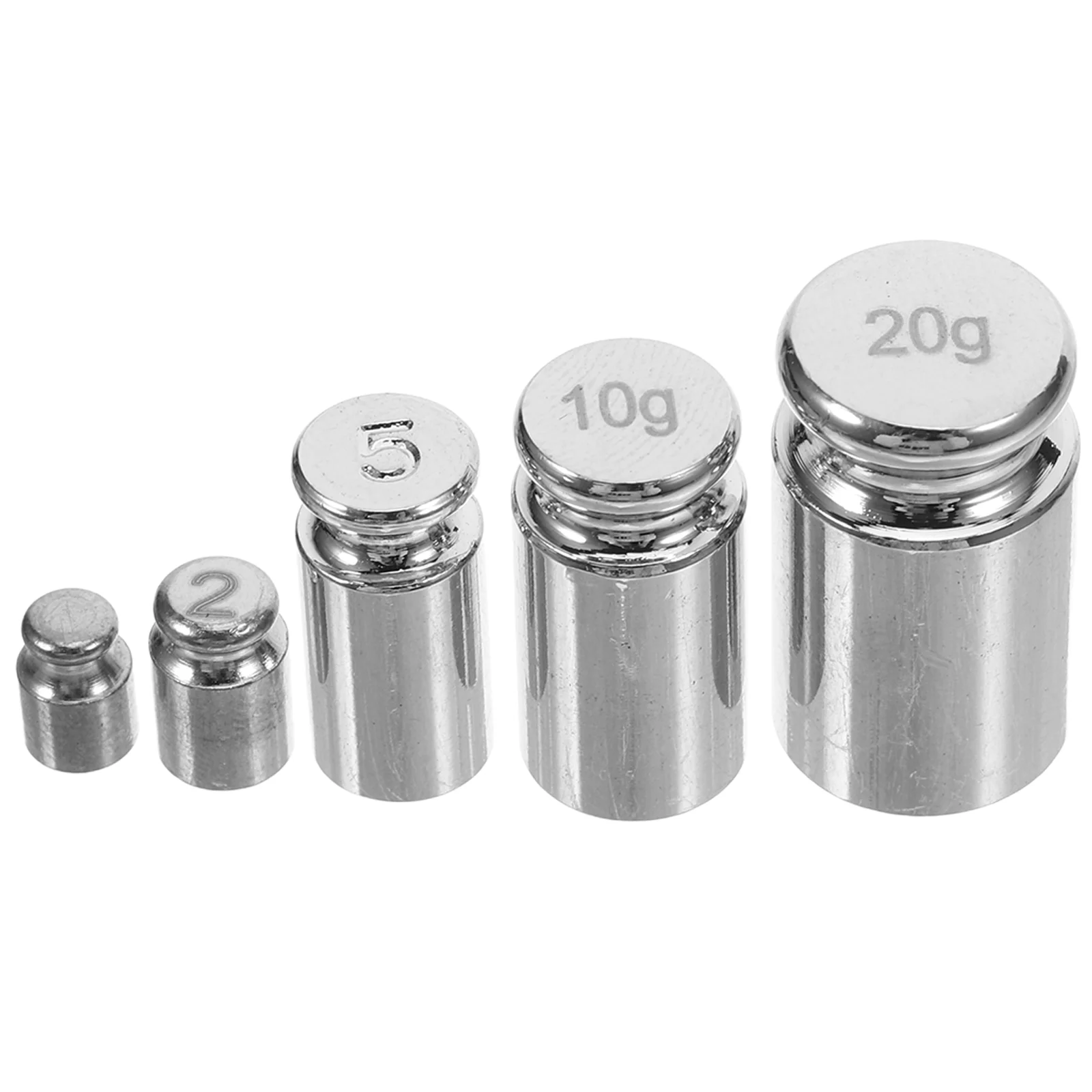 

5 Pcs Weights Digital Pull Scale Calibration Bag for Luggage Grams Calibrated Body with Case Suite Balance