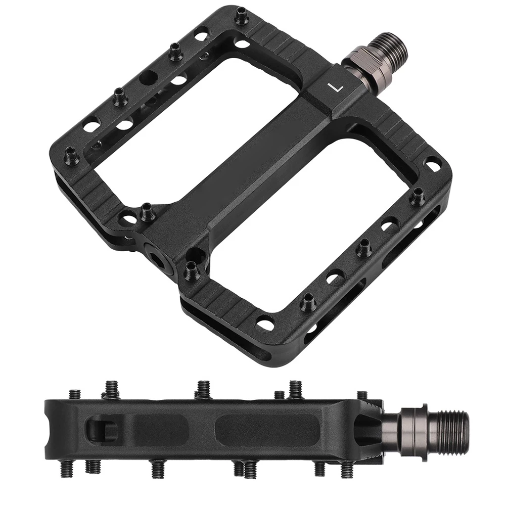 

Mountain Bike Pedals 916 Inch Aluminium Alloy 3 Sealed Bearings Anti Slip Pedal Nails for Road and Off Road Biking