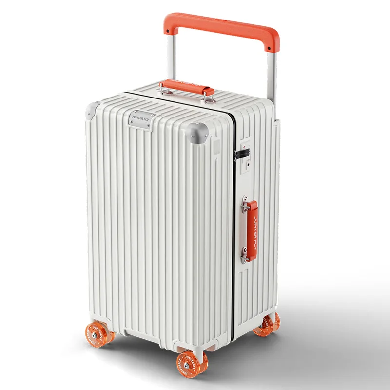 New Wide Pull Rod Luggage Women's Travel Suitcase Men's Boarding Case 20 Inch Password Box 24 Large Capacity 28 30 Inch Trunk