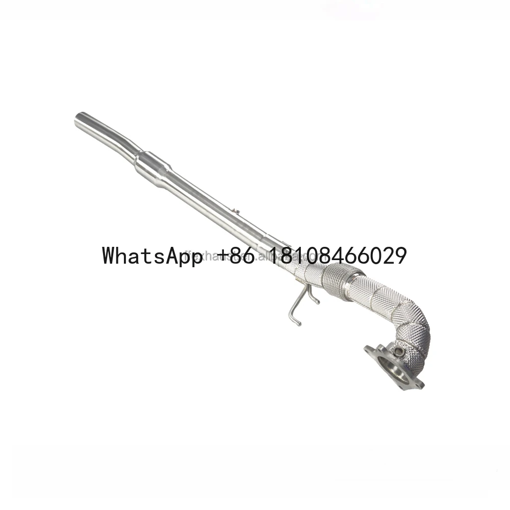 

Изготовленная на заказ высокопроизводительная водосточная труба для VW Golf MK6 R R20 2.0T выхлопная труба из нержавеющей стали