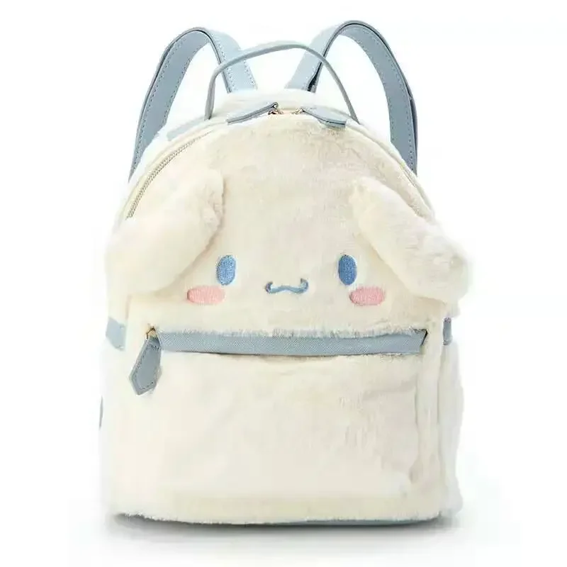 

New Sanrioed Kawaii Anime Cartoon series HelloKitty My melody High-value cute plush backpack girl heart schoolbag holiday gift