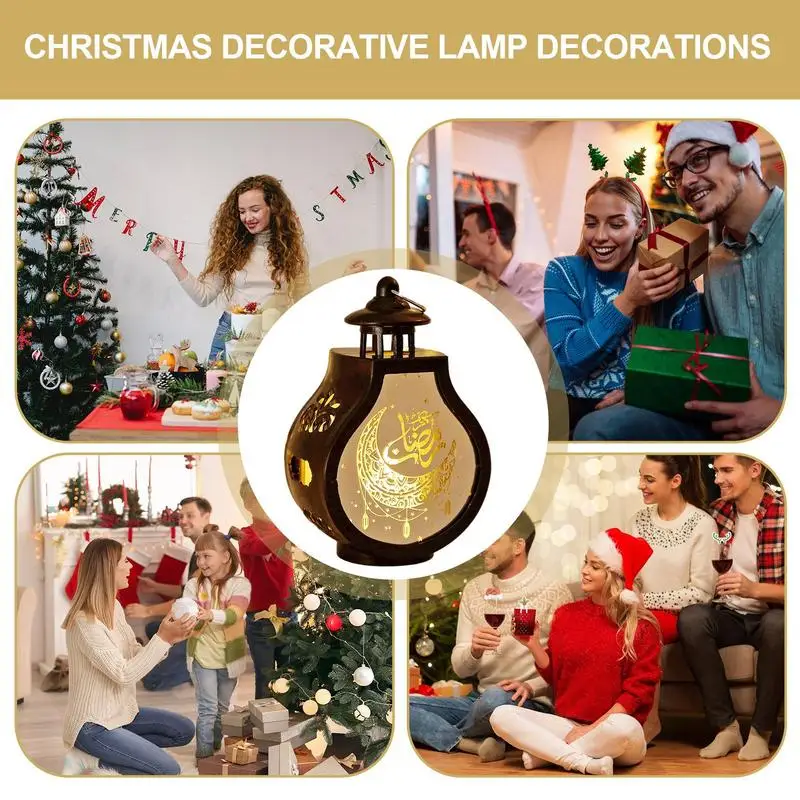 Decorative Lamp Energy-Saving Study Room Lantern Electronic Candle Light Ornaments Desktop Centerpiece home decor  Accessories