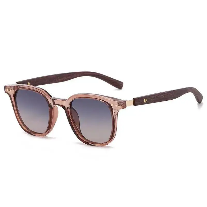 New Arrival Men Vintage Wooden Frame Sunglasses Classic Brand Sun Glasses Coating Lens Driving Eyewear for Men/women image 6
