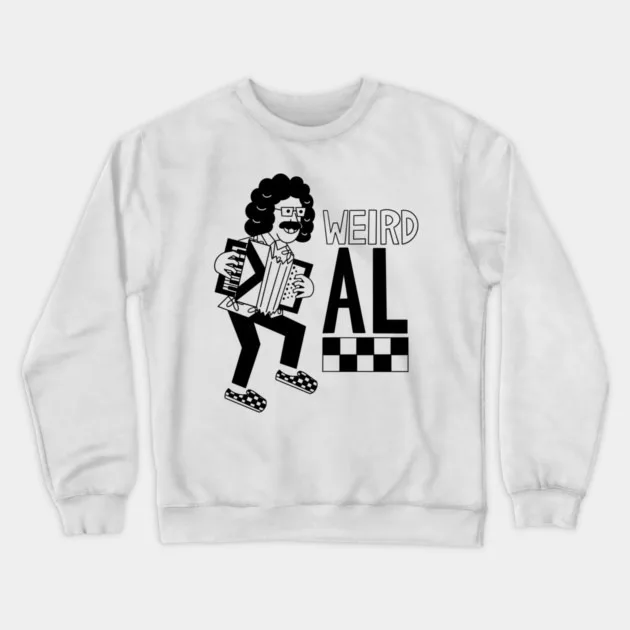 

Осенне-зимний стиль Weird Al Tribute Sweatshirt, «Аккордеон — игра в странный Аль» с рисунком для модного образа