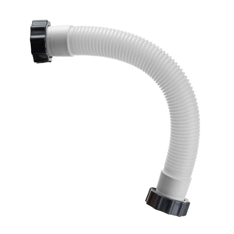 J2HB Heavy Duty PE Pool Hose 1.5 Inches Opening 40cm Length Easy Connects Pumps Accessory