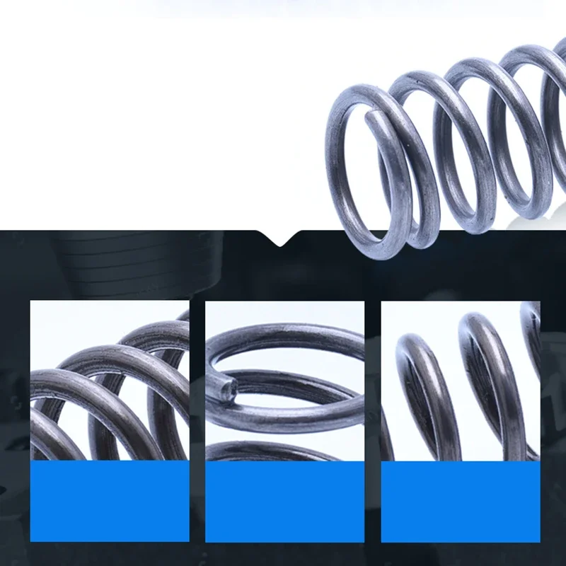 2Pcs Wire diameter 3mm Spring Steel Compression Springs Outer Diameter 28-40mm Shock Absorption Return Spring Length 20-100mm