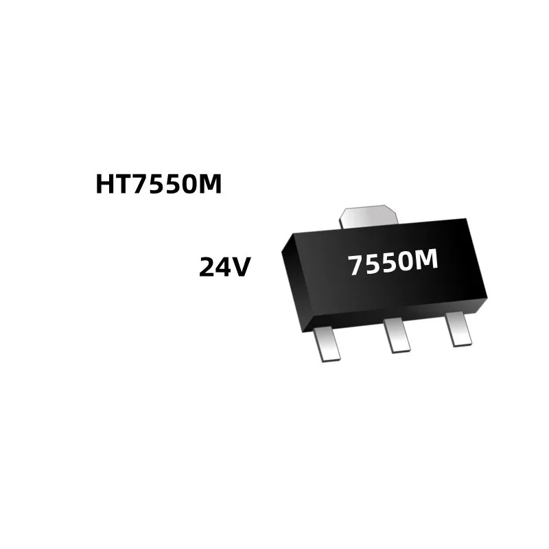 HT7550M SOT-89 Withstand Voltage 24V/current 100mA High Voltage Regulator LED Linear Regulator