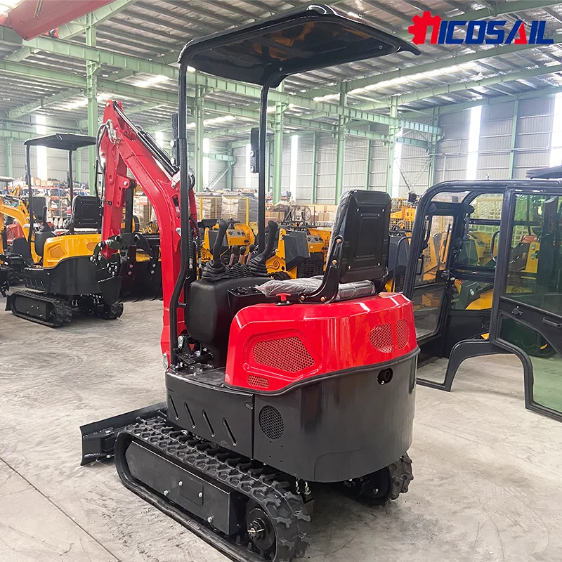 

New 1.2 Ton Mini Excavator OKE12q Digger Machine with Engine Motor Pump-Core Components Included