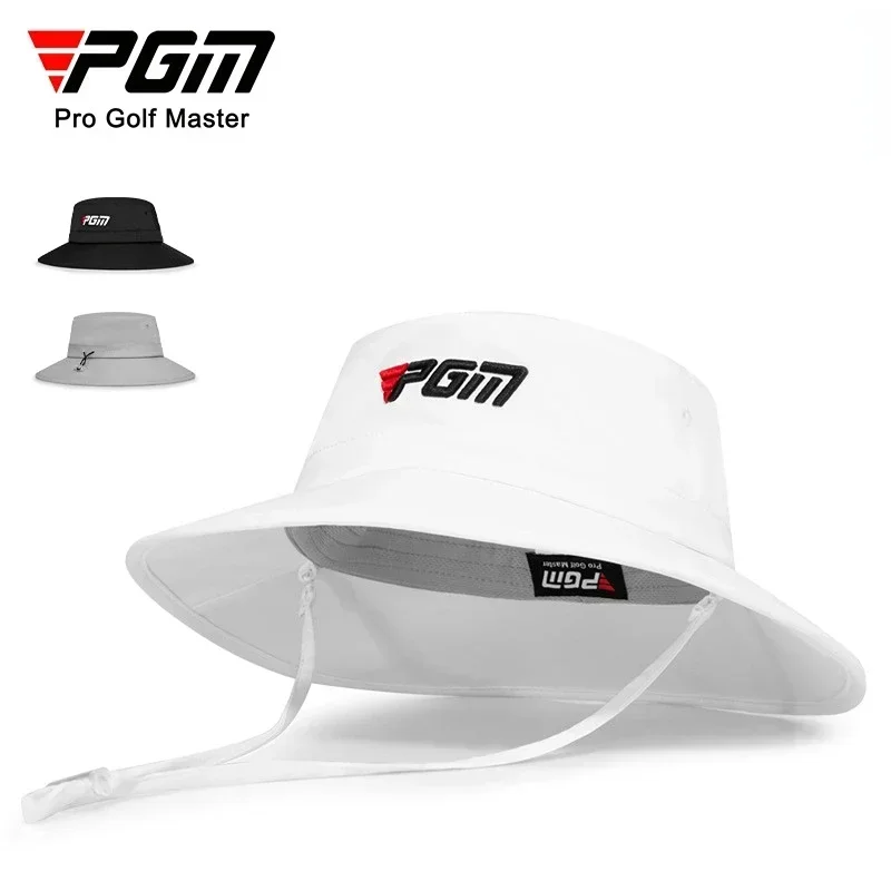 

PGM Men's Golf Fisherman's Hat Adjustable Buckle Windproof Drawstring Adjustable Circumference Sweatband MZ059