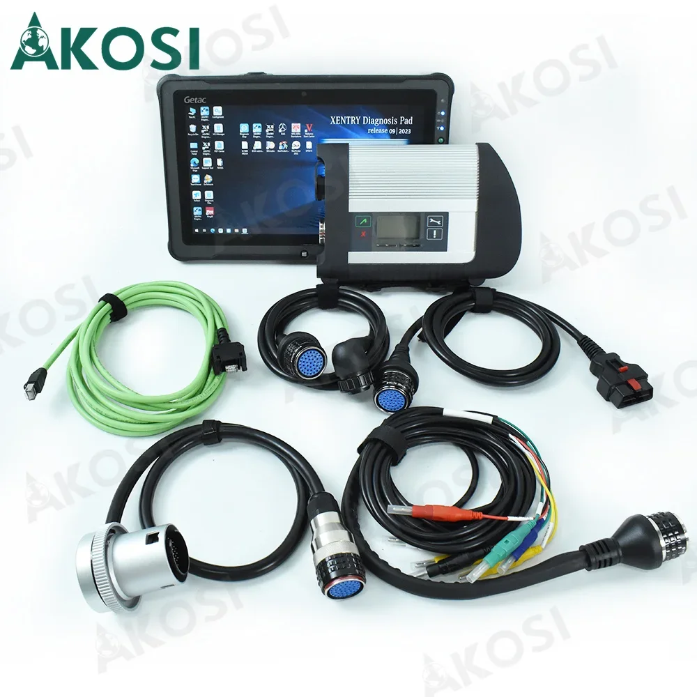 

MB Star C4 multiplexer sd connect C4 Software SSD wifi mb star c4 scanner odb 2 cable F110 tablet benz diagnostic tool