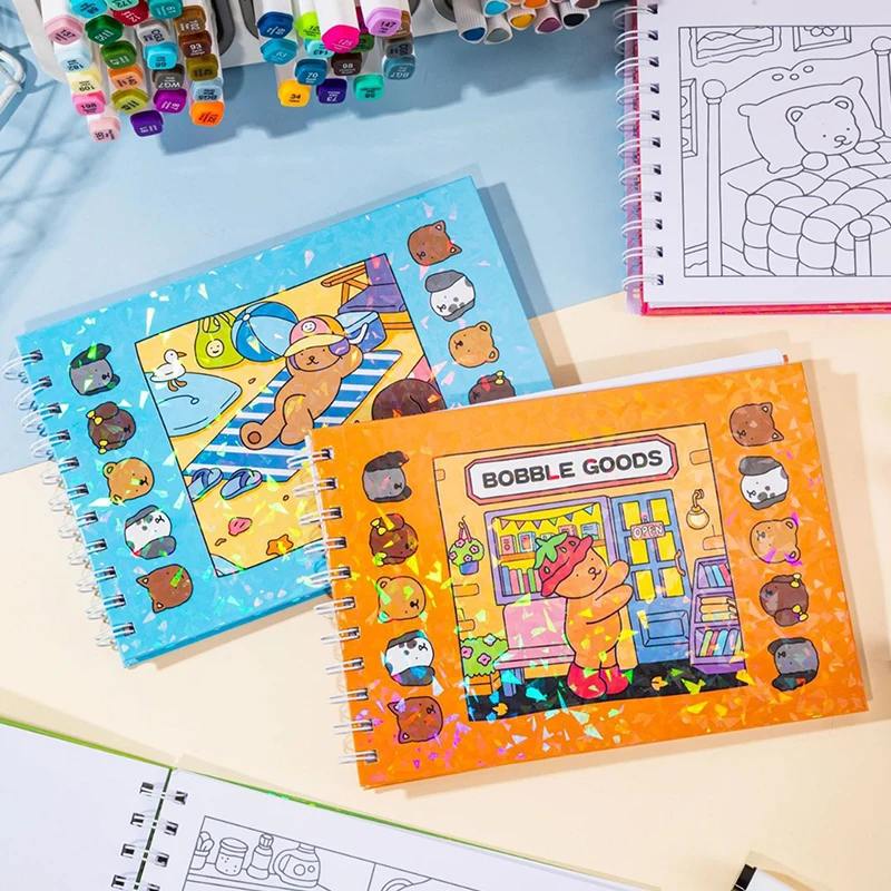 

Bobbie Goods' 1Pc Graffiti Animal Coloring Book, Fun Art Activity for Kids, Excellent Scholar Gift