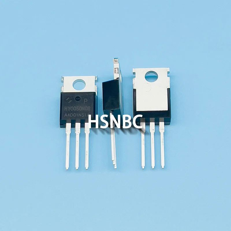 Transistor de potencia de Canal N MOSFET, G050N08, HYG050N08, HYG050N08NS1P, 050N08 a-220, 130A, 80V, 100% nuevo y Original, 10 unidades por lote