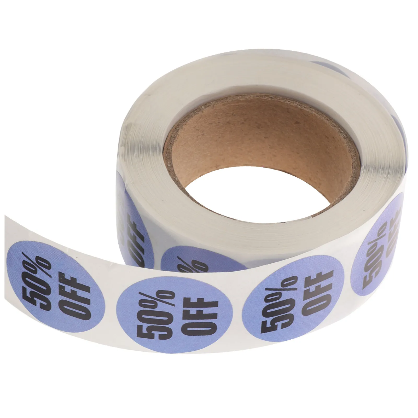 

1 Roll Label Stickers Round Adhesive Tags for Retail Clearance Sale Display Supermarket Goods Price Sign Helper