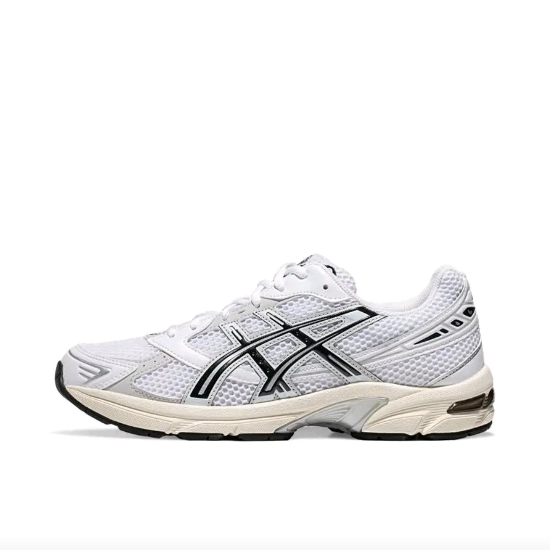 

Мужские и женские кроссовки Asics Gel-1130, модные, прочные, с низким вырезом, тренировочные кроссовки, белые