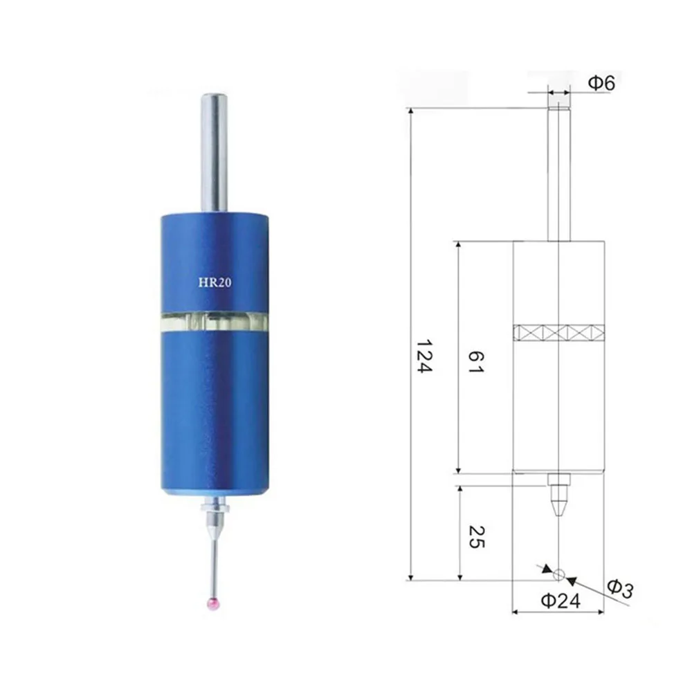 Laris mesin ukir presisi tinggi 0.001mm pencari tepi fotolistrik 3D nirkabel batang centring tiga dimensi keramik