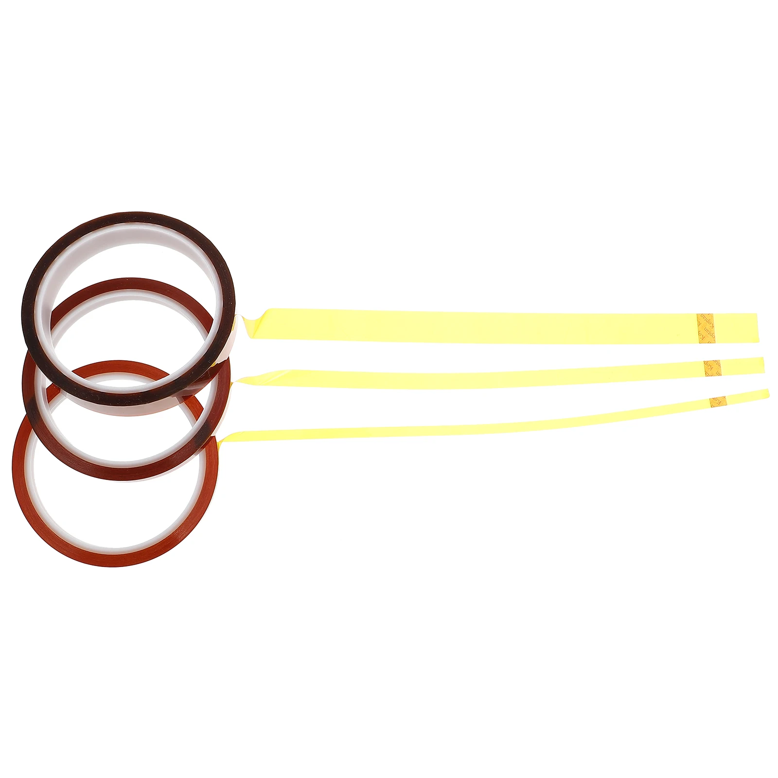 3 Buah 3 Gulungan Pita Tahan Panas Suhu Tinggi Sublimasi Penyolderan Elektronik Isolasi Penyegelan Transfer Termal