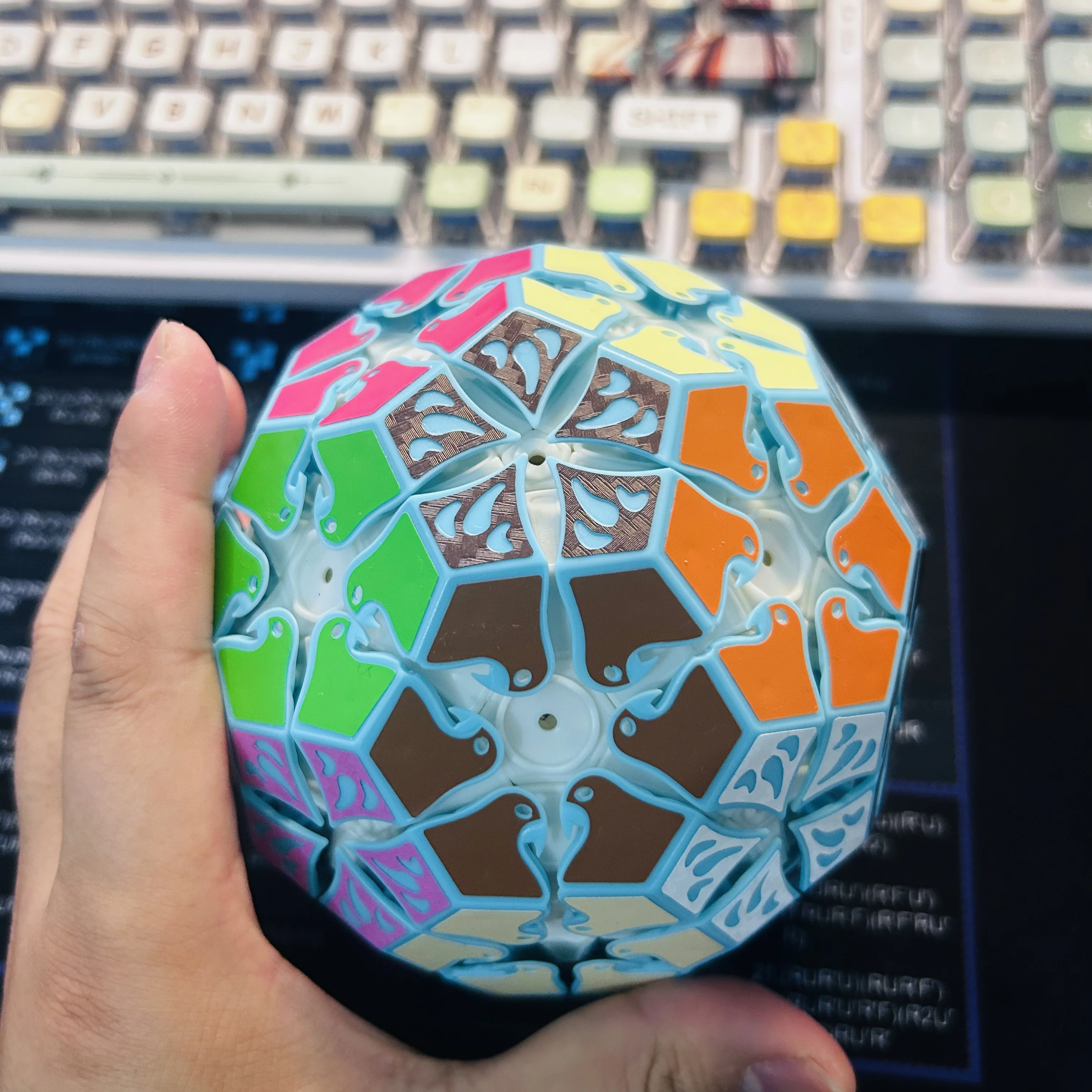 ألعاب VerryPuzzle Love Bird Cube Magic Cube Puzzle مجموعة ألعاب الجسم الزرقاء