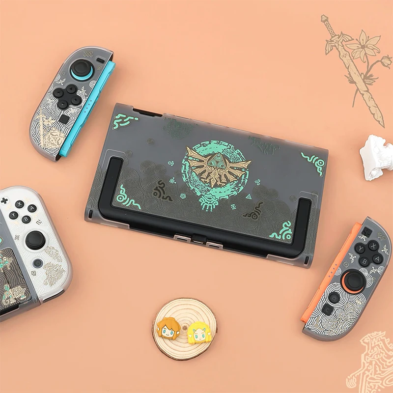 For Zelda Switch OLED Case Switch 2 Hard PC Cover Joy-con Controller Games Housing Shell For Nintendo Switch 2 Accessories