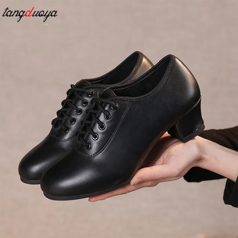 Hot Selling Women's Soft Leather Ballroom Dance Shoes Latin Dance Shoes Girls Adult Teacher Shoes Jazz Dance Shoes ﻿