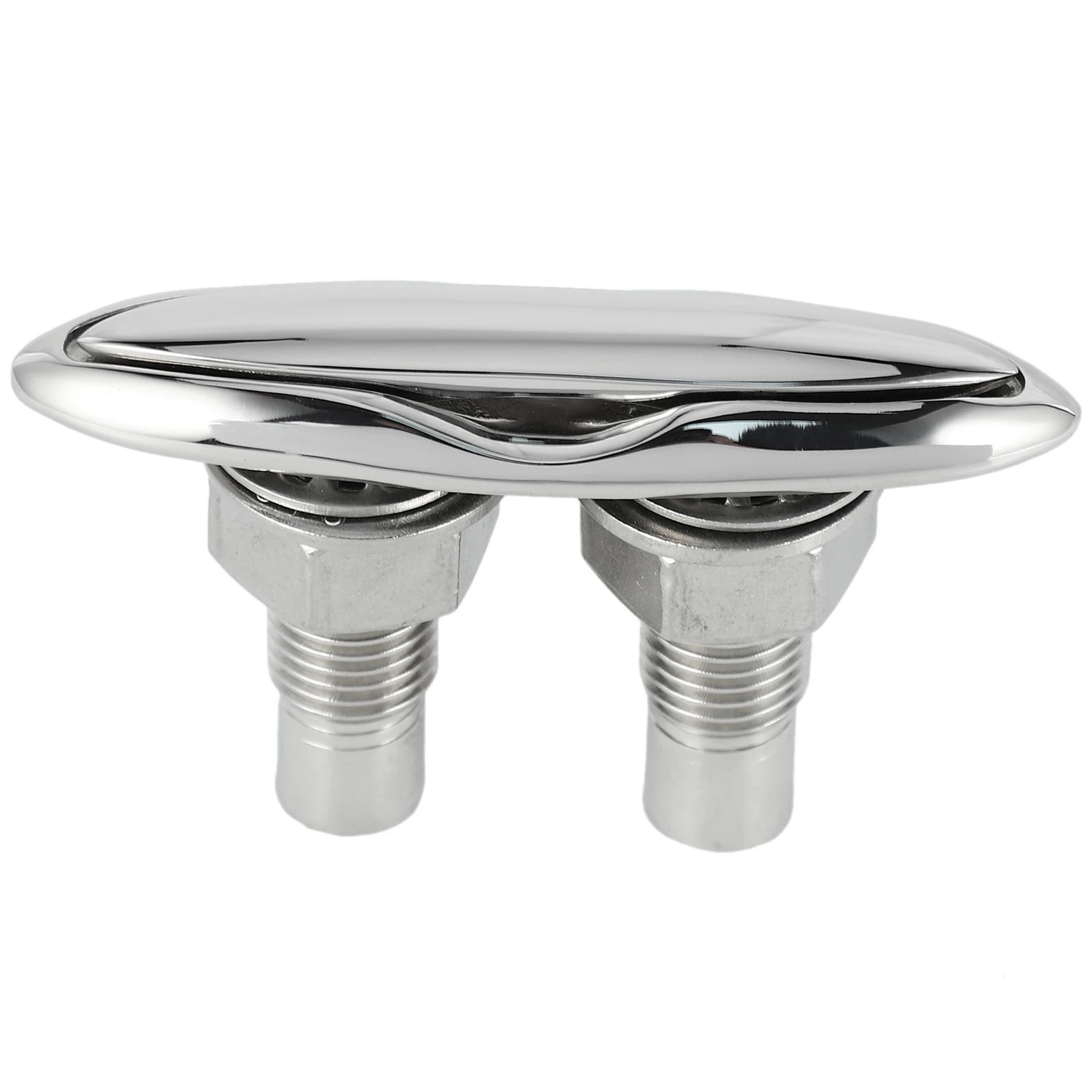 HITL Boat Ship Mooring Dock Neat Cleat Stainless Steel Double-Deck Push-Pull Cable Bolt Bollard Accessories