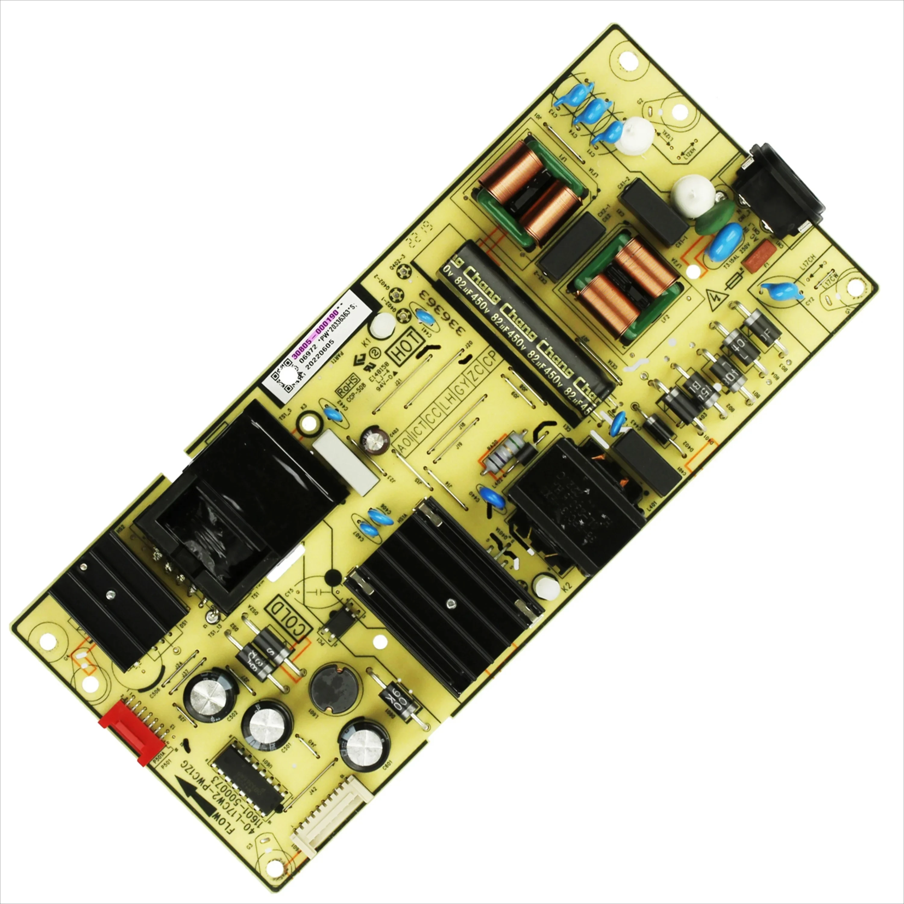 

40-L17CW2-PWC1ZG = 40-L17CW2-PWB1ZG 11601-500073 30805-000190 Power Board is for 65S455 65S41 65S450G65 S470G 65S41R 50S450G TV