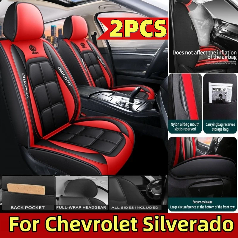 

For Chevrolet Silverado Car seat covers muscle fully covered artificial leather waterproof wear-resistant and soft seat covers
