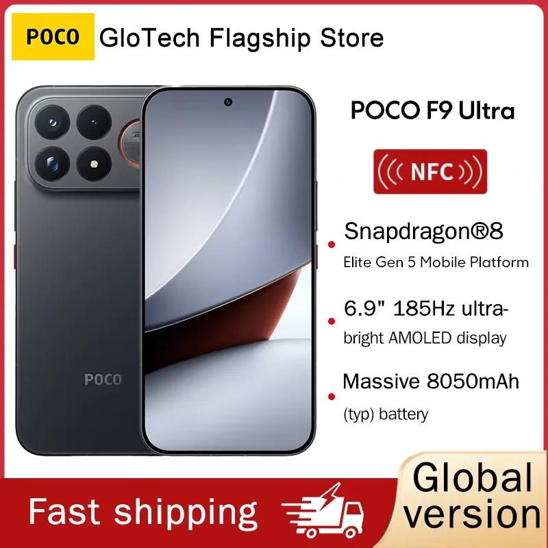 POCO F9 Ultra Global Version Smartphone Snapdragon 8 Elite Gen 5 200MP 6.9