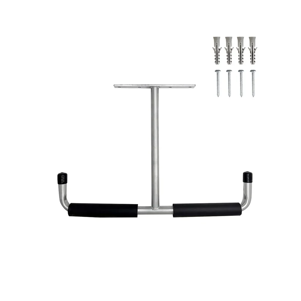 HLH Wall Mounted Ceiling Rack Shelf Rust-resistant Space Saving Overhead Garage Storage Hook Easy To Install Multi-functional