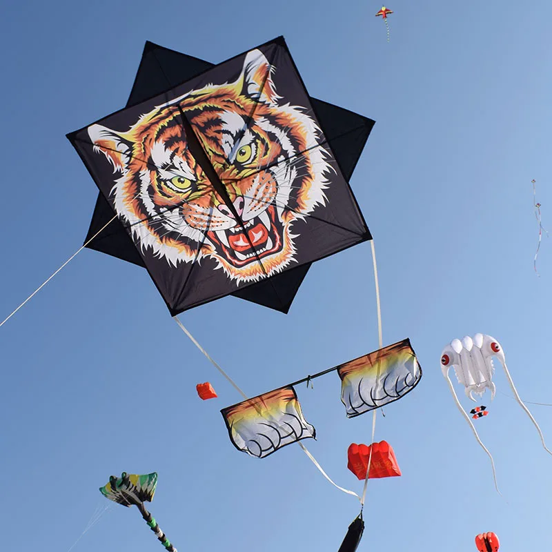 Tiger kite Tiger New Year of the Tiger new adult special oversized net red new high-quality long tail competition funny