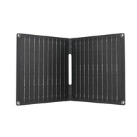 15W 5V ETFE Foldable Mono Solar Charger 23% High Efficiency with Intelligent MPPT Type C & USB Interfaces for Outdoor Use