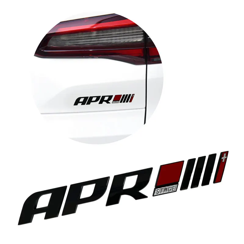 ثلاثية الأبعاد سيارة ديكور ABS أبريل المرحلة/شعار شعار الجانب الخلفي سيارة التصميم ملصق ل بولو جولف 5 6 7 CC باسات MK4 MK5 MK6 اكسسوارات