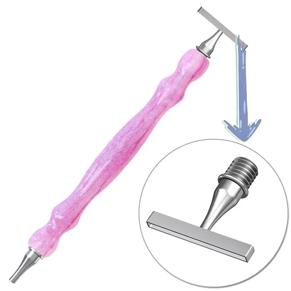 Metal Screw Thread Tips Replaceable Point Drill Pens Heads Diamond Painting Dot Drill Tool Embroidery Cross Stitch Accessories