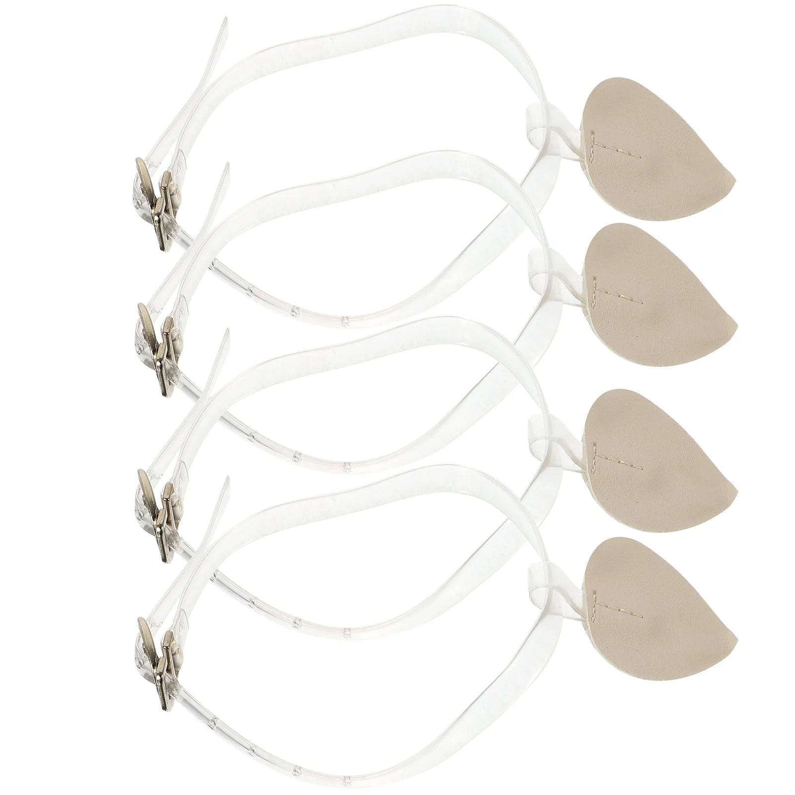 

4pcs Heel Grips For Women Elastic Shoe Straps Adjustable Cushion Inserts Prevent Slipping Blisters Daily Use Heel Band