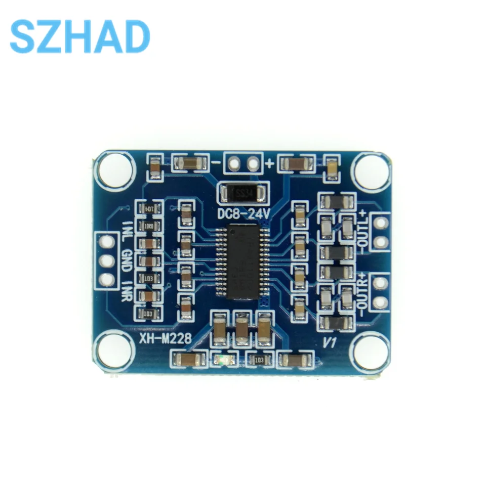 Плата цифрового усилителя звуковой стереосистемы 2X15W, миниатюрный бинауральный модуль, дБ, постоянный ток 8-18 в, модуль TPA3110