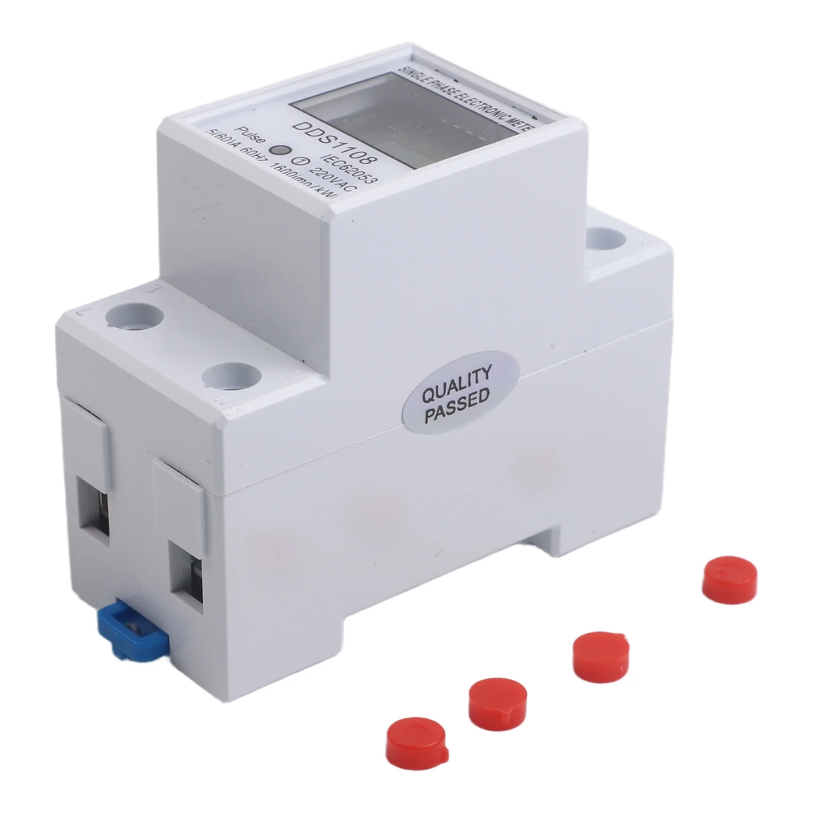 For Commercial Buildings Single Phase Energy Meter Power Monitoring Energy Meter 5 1 Digit Display Low Power Consumption